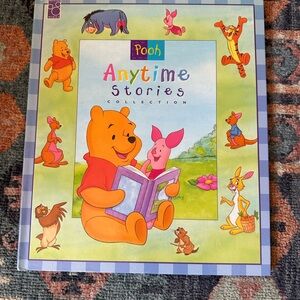 Disney Winnie the Pooh Colorful Yellow & Pink Story Book